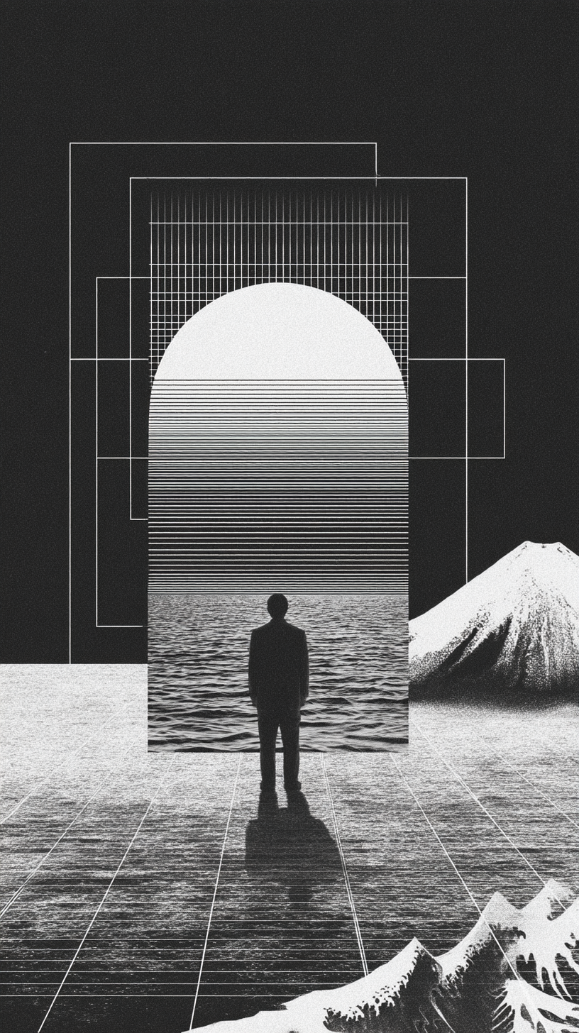 Abstract art representing developer access and innovation